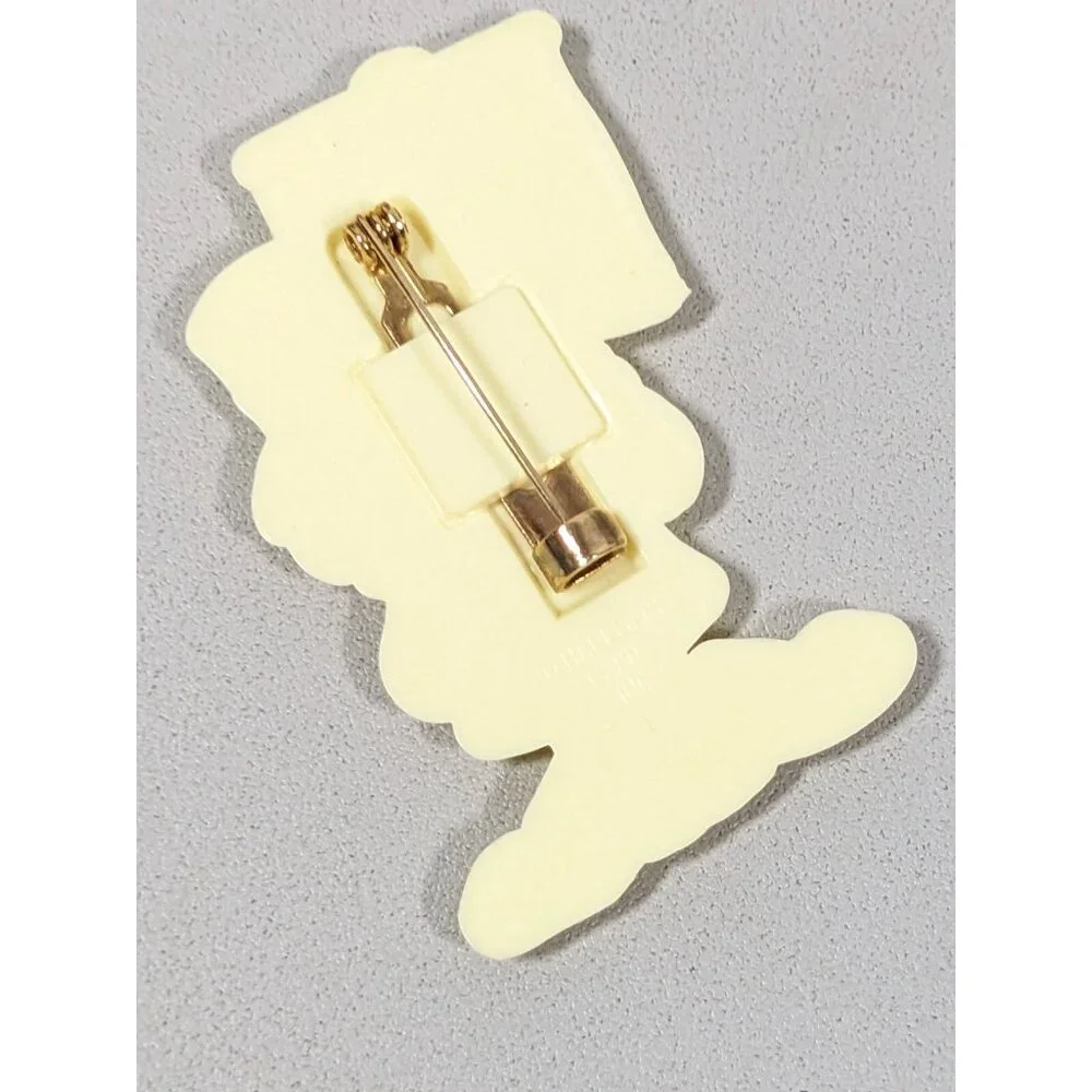 Vintage Hallmark‎ Signed Thanksgiving Pilgrim Acrylic Pin Mayflower